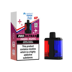 HAYATI PRO ULTRA 25K POD STRAW' GUAVA / DRAGON BERRIES (5)