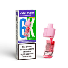 LOST MARY BM6000 POD STRAWBERRY RASPBERRY CHERRY ICE (5)