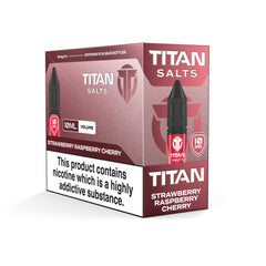 TITAN SALTS 10ML STRAWBERRY RASPBERRY CHERRY (10)
