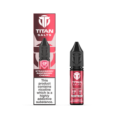 TITAN SALTS 10ML STRAWBERRY RASPBERRY CHERRY (10)