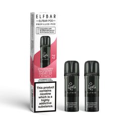 ELFBAR 600 2025 2PK PODS STRAWBERRY RASPBERRY CHERRY ICE (10)