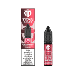 TITAN SALTS 10ML STRAWBERRY RASPBERRY CHERRY (10)