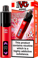 IVG NEXIO 10K KIT STRAWBERRY RASPBERRY ICE (5)