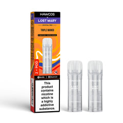HAWCOS x LOST MARY HX600 POD 2PK TRIPLE MANGO (10)