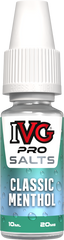 IVG PRO NIC SALT CLASSIC MENTHOL (10)