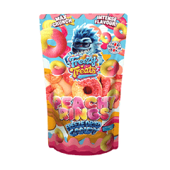 FREEZY TREATS FREEZE DRIED CANDY PEACHY RINGS (12)