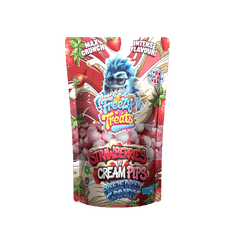 FREEZY TREATS FREEZE DRIED CANDY STRAWBERRIES & CREAM PIPS (12)