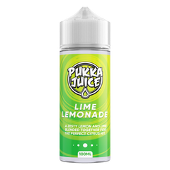 PUKKA JUICE 100ML SHORTFILL LIME LEMONADE