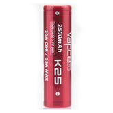 VAPCELL K25 18650 2500mAh BATTERIES