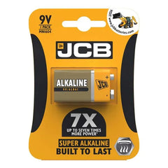 JCB 9V SUPER ALKALINE BATTERIES - PACK OF 1 (10)