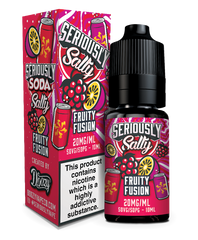 SERIOUSLY SODA 10ML NIC SALTS FRUITY FUSION (10)
