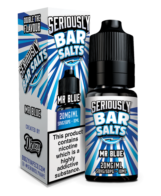 SERIOUSLY BAR SALTS 10ML MR BLUE (10)