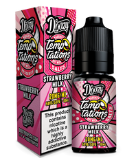 DOOZY TEMPTATIONS 10ML NIC SALTS STRAWBERRY MILK (10)