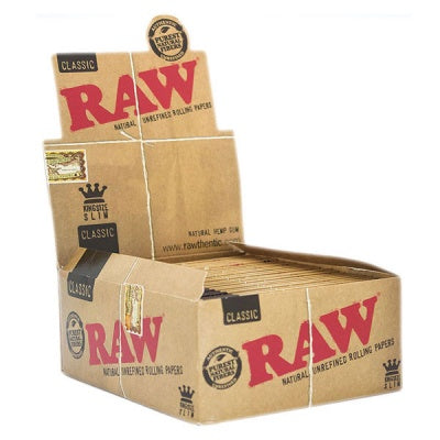 RAW CLASSIC KING SIZE SLIM PAPERS (50)