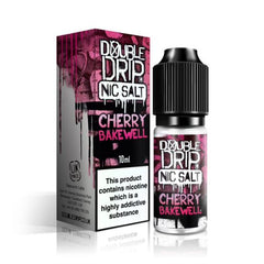DOUBLE DRIP 10ML CHERRY BAKEWELL NIC SALTS (10)