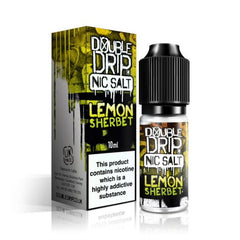 DOUBLE DRIP 10ML LEMON SHERBET NIC SALTS (10)