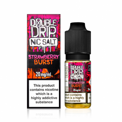 DOUBLE DRIP 10ML STRAWBERRY BURST NIC SALTS (10)