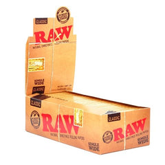 RAW CLASSIC SINGLE WIDE PAPERS (50)