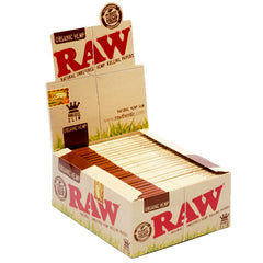RAW ORGANIC KING SIZE SLIM PAPERS (50)