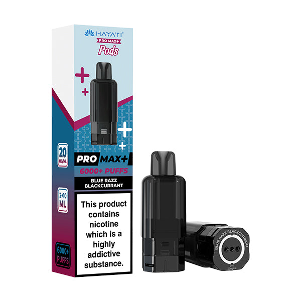 HAYATI PRO MAX+ POD BLUE RAZZ BLACKCURRANT (5)