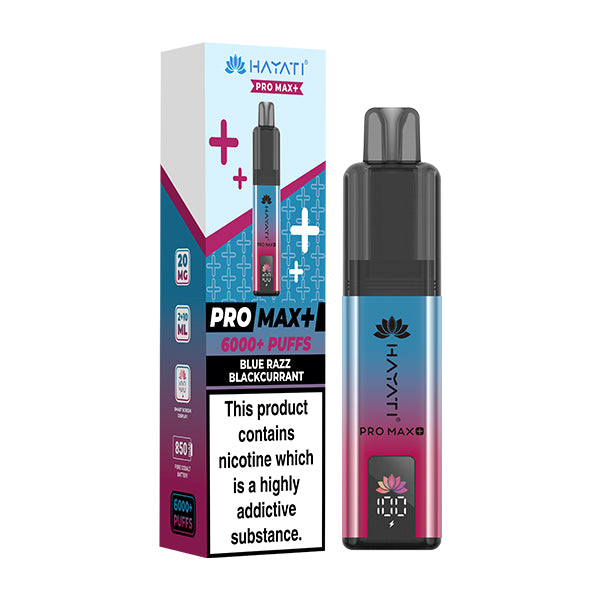 HAYATI PRO MAX+ KIT BLUE RAZZ BLACKCURRANT (5)