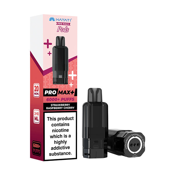 HAYATI PRO MAX+ POD STRAWBERRY RASPBERRY CHERRY (5)