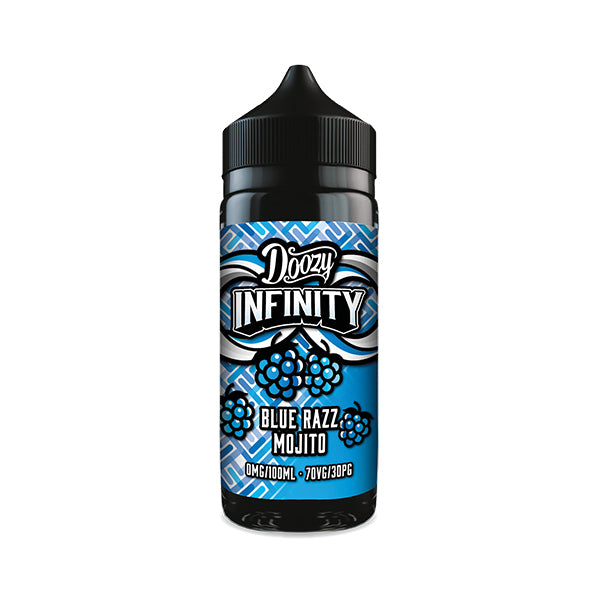 DOOZY INFINITY 70/30 100ML BLUE RAZZ MOJITO
