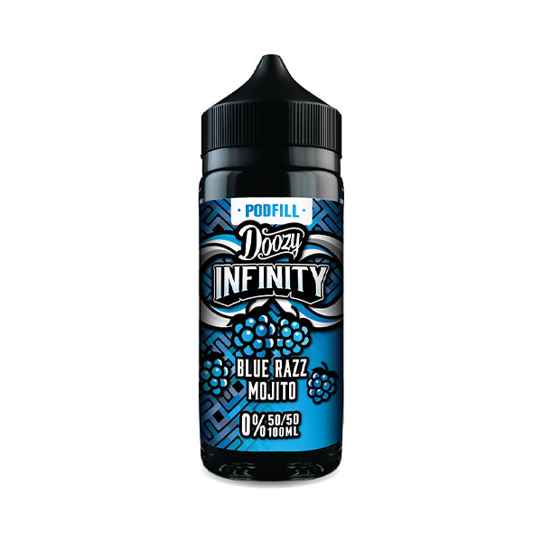 DOOZY INFINITY POD FILL 100ML BLUE RAZZ MOJITO