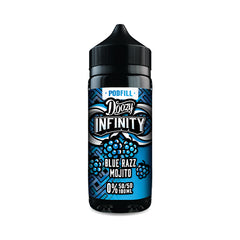 DOOZY INFINITY POD FILL 100ML BLUE RAZZ MOJITO