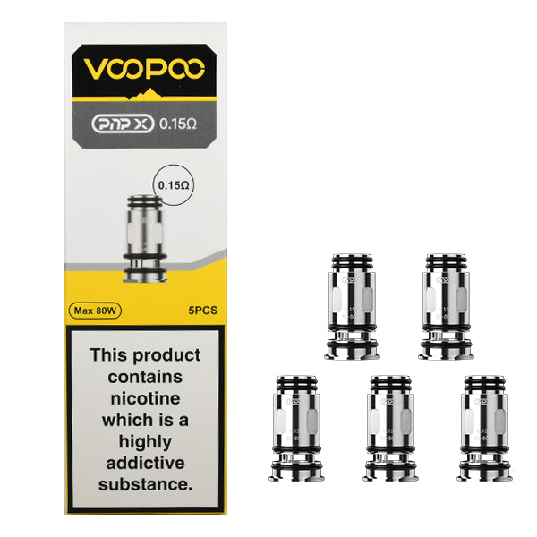 VOOPOO PNP X REPLACEMENT COIL 0.15OHM (5)