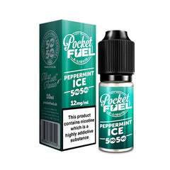 POCKET FUEL 10ML 50/50 PEPPERMINT ICE (10)