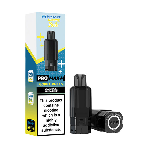 HAYATI PRO MAX+ POD BLUE RAZZ PINEAPPLE (5)
