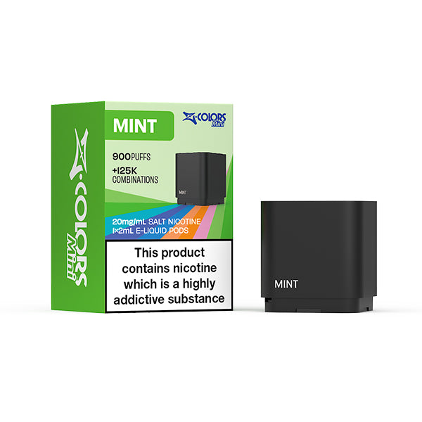 ZLABS ZCOLORS MINI PREFILLED POD MINT (10)
