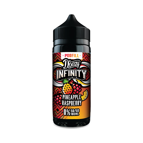 DOOZY INFINITY POD FILL 100ML PINEAPPLE RASPBERRY