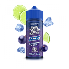 JUST JUICE 100ML SHORTFILL BLACKCURRANT & LIME ICE