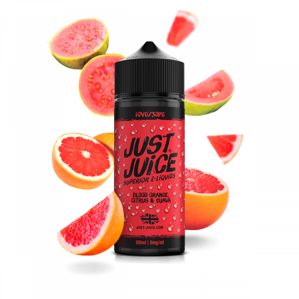 JUST JUICE 100ML SHORTFILL BLOOD ORANGE CITRUS & GUAVA