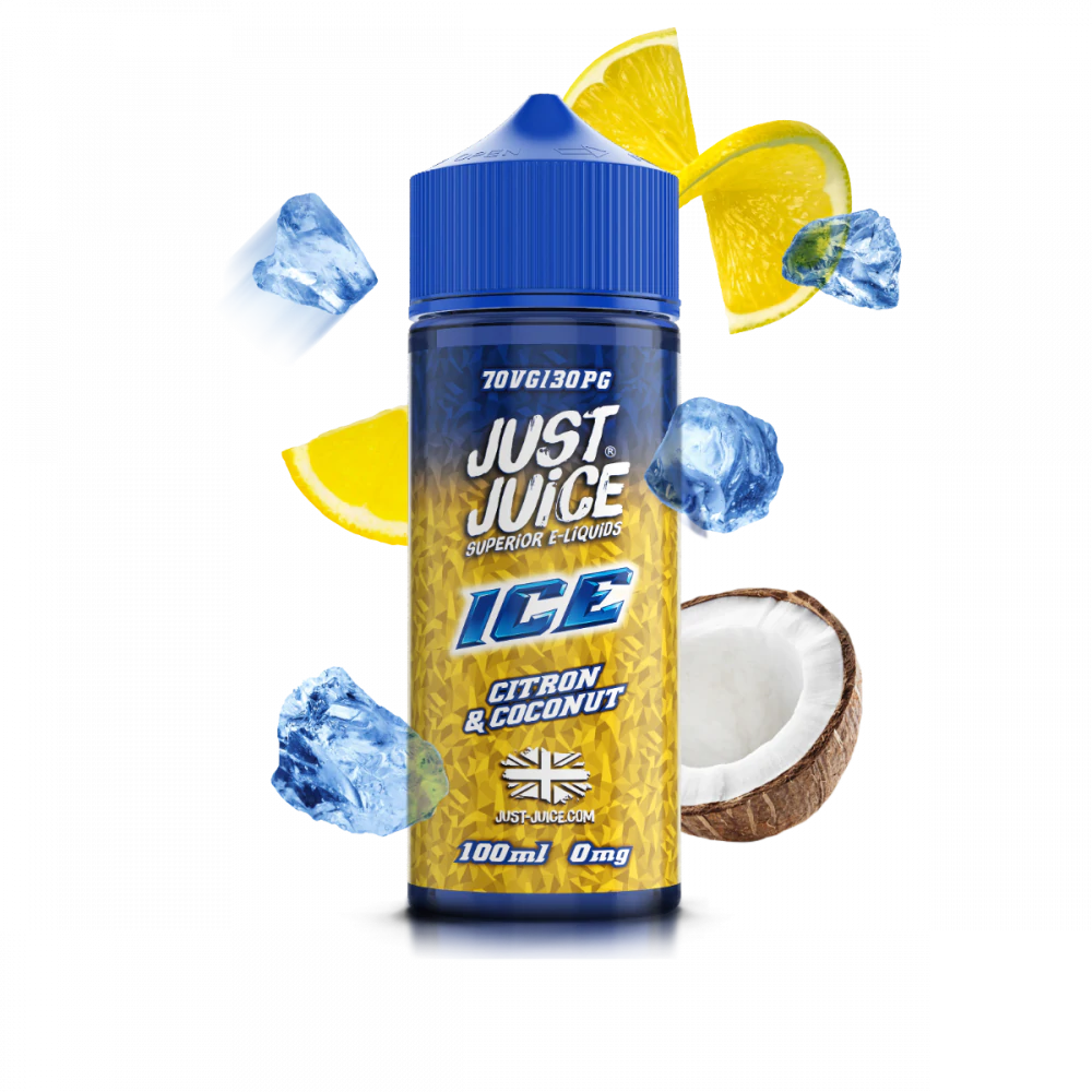 JUST JUICE 100ML SHORTFILL CITRON & COCONUT ICE