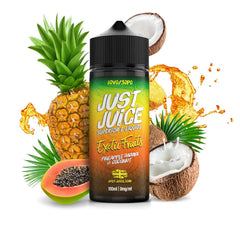 JUST JUICE 100ML SHORTFILL PINEAPPLE, PAPAYA & COCONUT