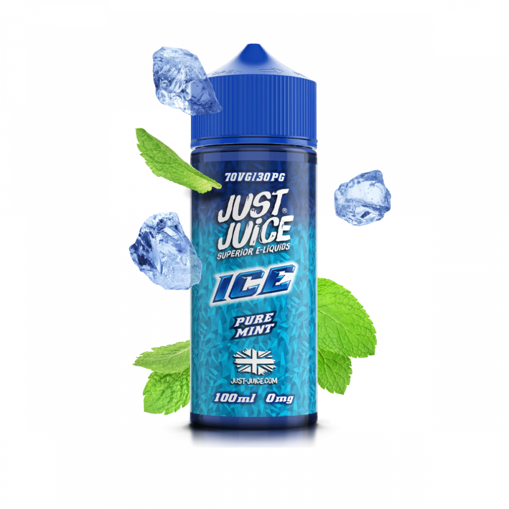 JUST JUICE 100ML SHORTFILL PURE MINT ICE