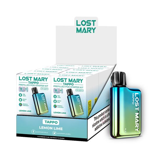 LOST MARY TAPPO KIT BLUE GREEN + LEMON LIME