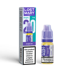 LOST MARY NIC SALTS 10mg GRAPE ICE (10)