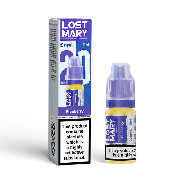 LOST MARY NIC SALTS 10mg BLUEBERRY (10)