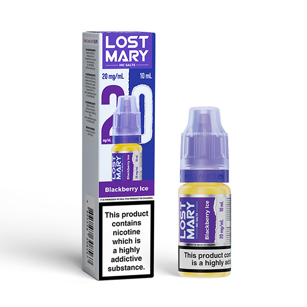 LOST MARY NIC SALTS 10mg BLACKBERRY ICE (10)
