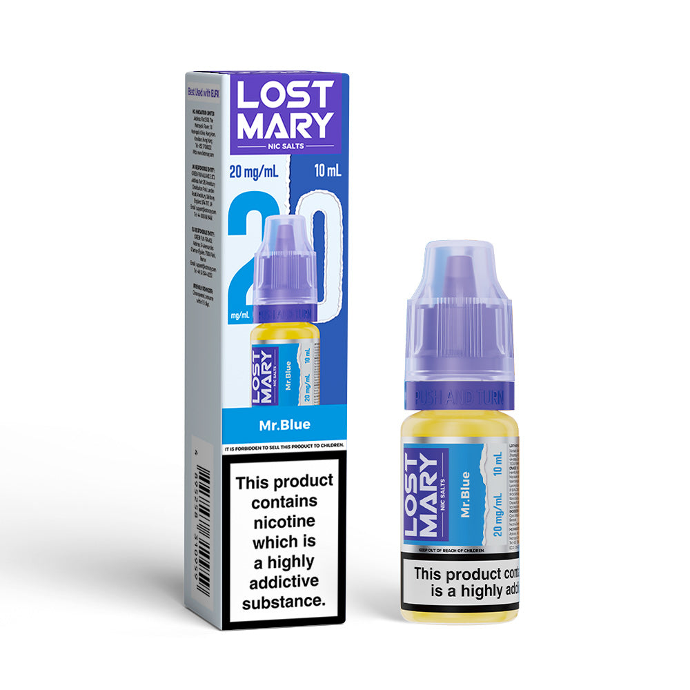 LOST MARY NIC SALTS 10mg MR BLUE (10)