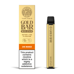 GOLD BAR RELOAD BATTERY + POD 24K MANGO (10)