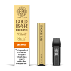 GOLD BAR RELOAD BATTERY + POD 24K MANGO (10)