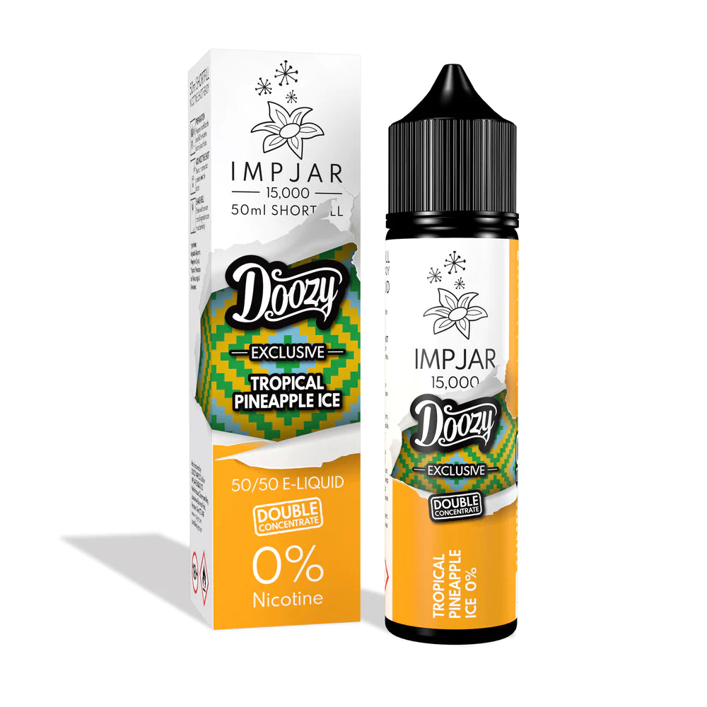 IMPJAR X DOOZY 50ML SHORTFILL TROPICAL PINEAPPLE ICE