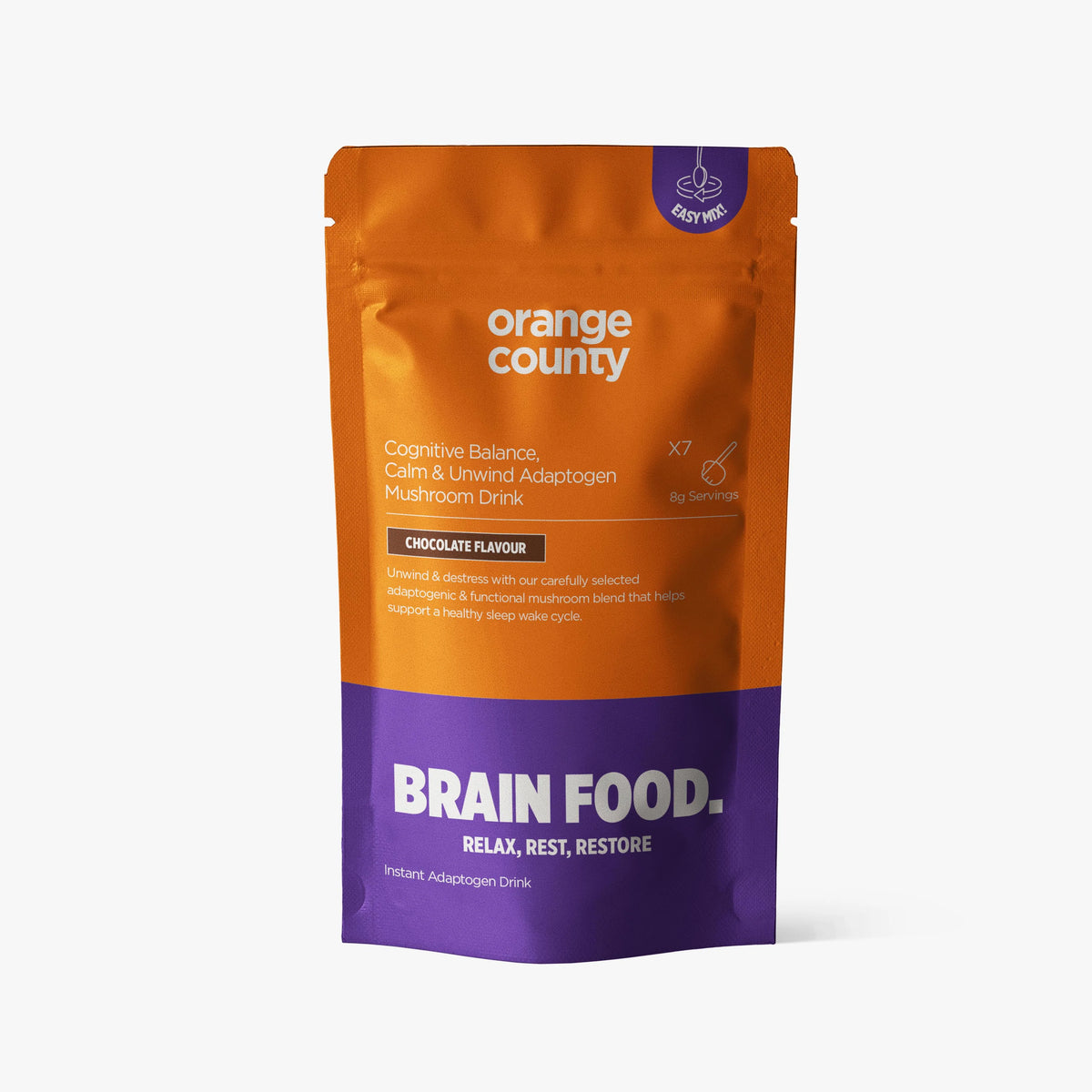 BRAIN FOOD | MINI | CALM & UNWIND - CHOCOLATE FLAVOUR MUSHROOM DRINK