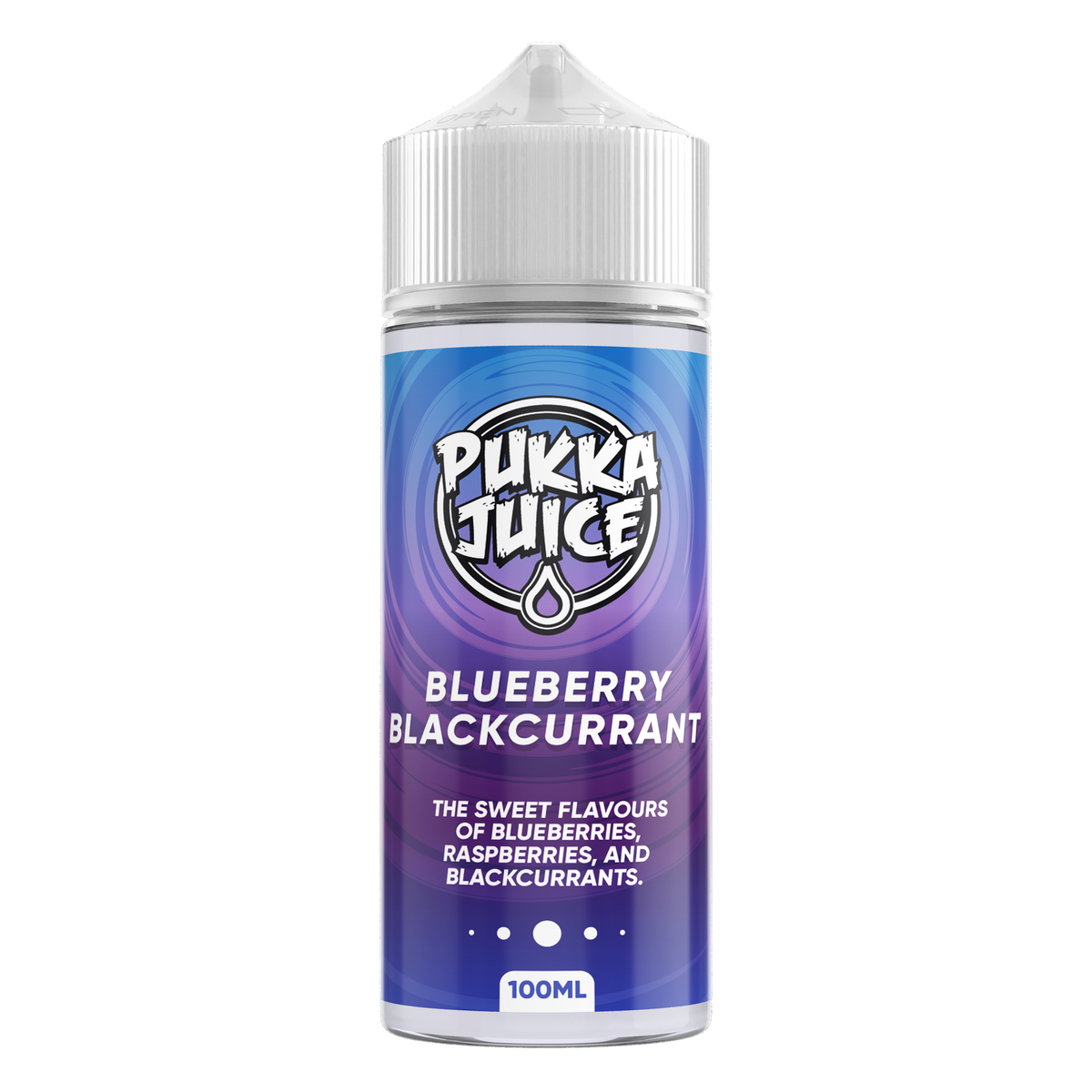 PUKKA JUICE 100ML SHORTFILL BLUEBERRY BLACKCURRANT