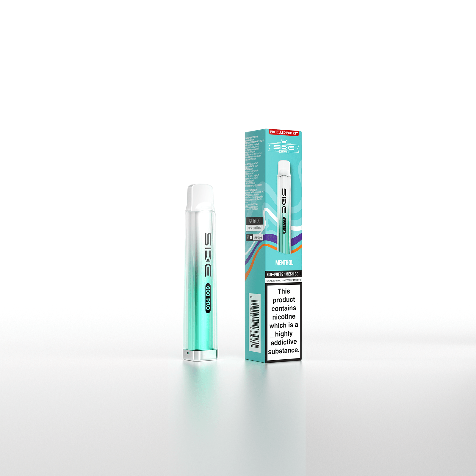 SKE 600 PRO KIT MENTHOL (10)